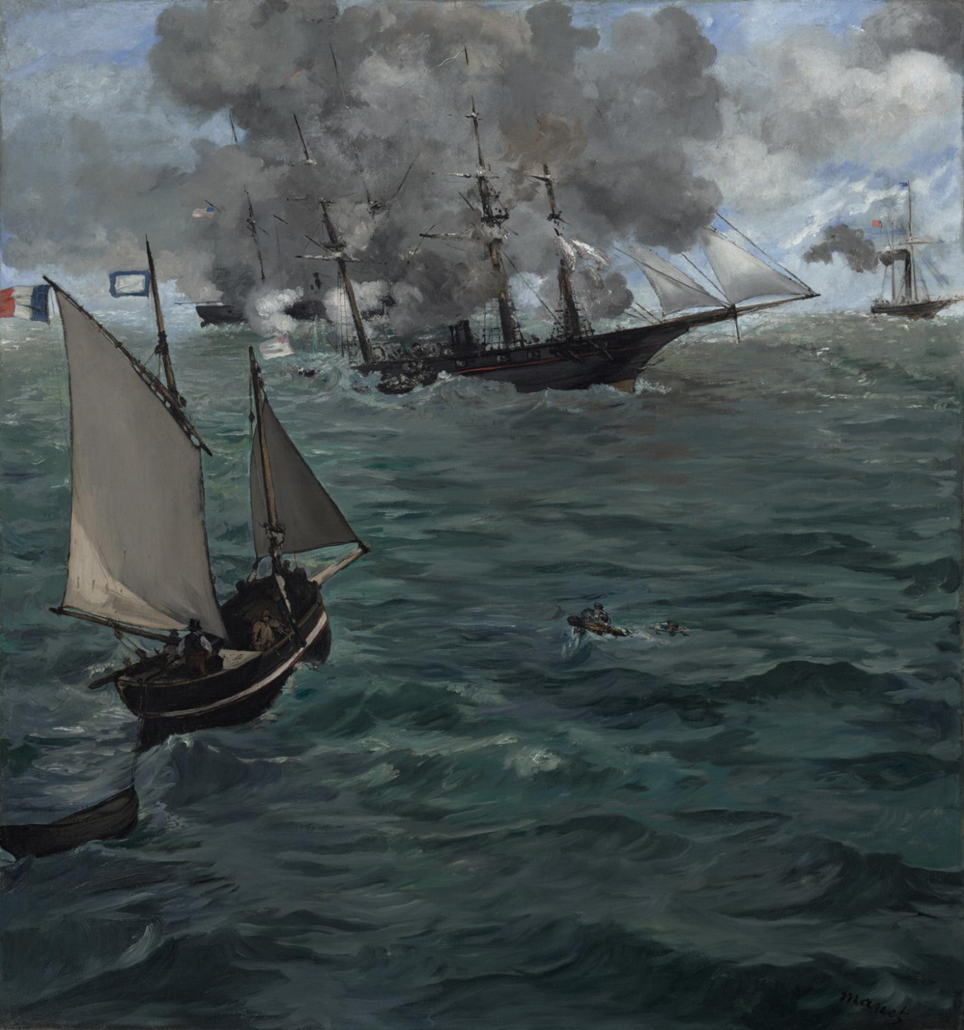 The Battle of the Kearsarge and the Alabama